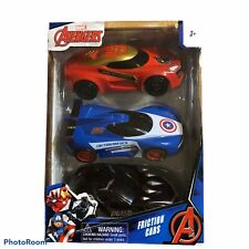 Marvel Avengers Friction Car ⭐ Black Panther ⭐ Captain America ⭐Iron Man ~NEW