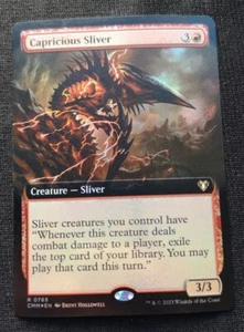Capricious Sliver - Extended Art - Foil - CMM - NM Unplayed - EN - 0765 - Picture 1 of 1