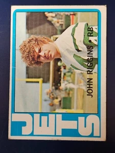1972 Topps Football Card #13 John Riggins RC Jets Low Grade G/F/P Pics - Picture 1 of 2