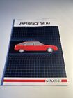 Citroen BX Range Car Sales Brochure 1984 14E 16RS 19GT 19RD FREE POSTAGE