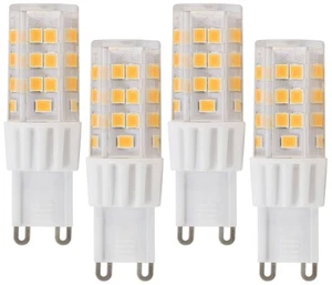 40W Equivalent Tesler 4W LED Dimmable G9 Base Bulb Set of 4 - Picture 1 of 3