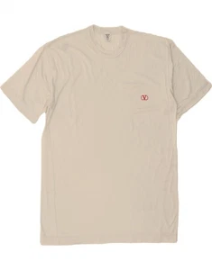 VALENTINO Mens T-Shirt Top Medium White Cotton DV67 - Picture 1 of 4
