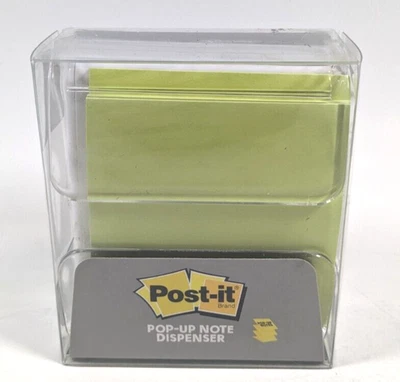 Post It Brand Pop-Up Note Dispenser Weighted & Refillable w/ 90 Post It Notes - Image 1 of 4