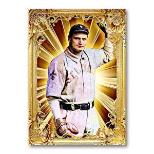 Rube Waddell Golden Icon Card 01/20 Starpop Signed Fine Art Print - Picture 1 of 2