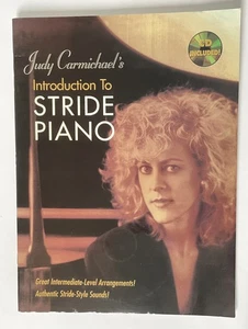 Judy Carmichael's Introduction to Stride Piano JAZZ BOOK and CD sheet music g - Picture 1 of 7