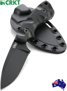 CRKT SIWI FIXED BLADE TACTICAL MILITARY KNIFE SK5 CARBON STEEL BLADE G10 HANDLES - Picture 1 of 2