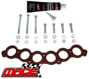 MACE 12MM UPPER MANIFOLD INSULATOR KIT FOR HOLDEN COMMODORE VL RB30E 3.0L I6 - Bild 1 von 1