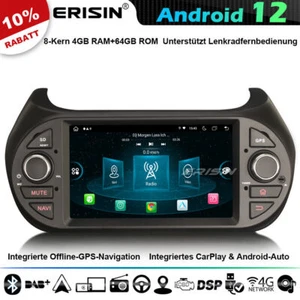 DSP Android 13 Autoradio GPS DAB+ 64GB Fiat Fiorino Citroen Nemo Peugeot Bipper - Bild 1 von 24
