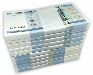 BELARUS 1000 Rublei Rubles X 1000 PCS 2000 (2011) P-28b Brick UNC Uncirculated - Picture 1 of 2