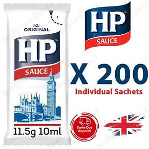 200 (1 x 200) HP Sauce Sachets 10ml Individual Single Portion