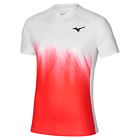 Mizuno Shadow Polo Herren 62GA1012 Weiss 01 Tennis Sport Freizeit Shirt Neu