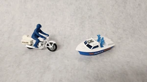 (Lot of 2) Vintage Matchbox Superfast Poice Launch Boat & Honda Bike NEAR MINT - Picture 1 of 4