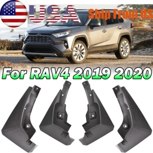 Mud Flaps Splash Guards Fender Durable Mudguards For Toyota RAV4 2019 XA50 - - Picture 1 of 6
