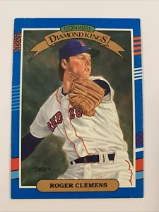 Donruss 1990 Diamond Kings Roger Clemens #9 Error Card No Dot After Inc - Picture 1 of 3