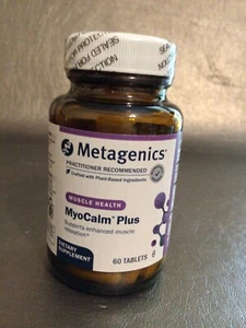 Metagenics Myocalm Plus Passionflower Valerian Root Magnesium & Calcium 60 ct - Picture 1 of 7