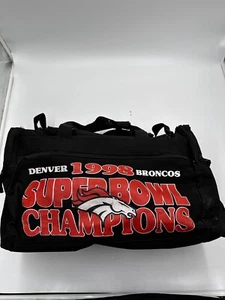 Vintage 1998 Super Bowl Duffel Bag Denver Broncos Good Condition - Picture 1 of 5