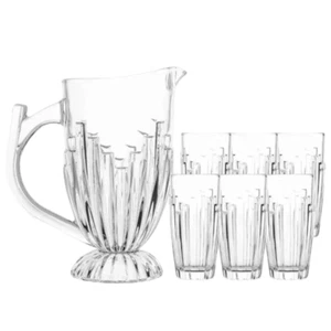 7 Stück hochwertige transparente Wassergläser Gläser Becher - Bild 1 von 9