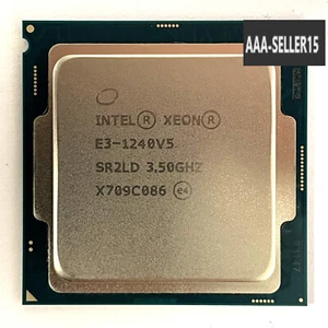 Intel Xeon E3-1240 V5 3.50GHz 4-Cores 8MB LGA1151 Server Processor SR2CM SR2LD - Picture 1 of 1