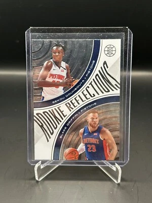 2019-20 Panini Illusions Rookie Reflections SP #7 Blake Griffin Sekou Doumboya - Image 1 of 2