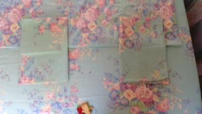 Juegos de sábanas completas vintage Ralph Lauren Pompano - 4 piezas - 100 % algodón - retirado - años 80 Foto 1 de 4