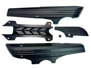 Trittbretter + Kettenradabdeckung schwarz Seitenverkleidung Hercules Prima 4 5 6 - Bild 1 von 7