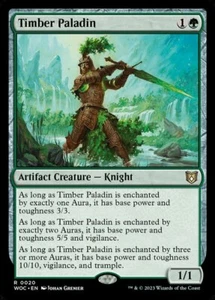 MTG-1x-Near Mint, English-Timber Paladin-Commander: Wilds of Eldraine - Picture 1 of 1