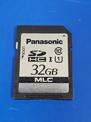 Panasonic SDHC I 32gb class 10 memory card rp-sdgd32 - Image 1 of 3
