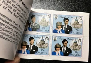 ANGUILLA. Royal Wedding. 1981 Scott 444,446. Booklet. MNH (BI#52) - Picture 1 of 4