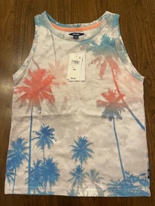 Univibe Tropical Palm Tree Tank Sleeveless Boys Youth Size SML - Picture 1 of 5