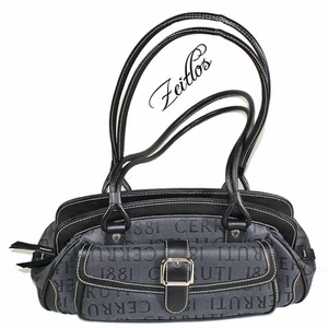 CERRUTI 1881 Zeitlose Designer Tasche Handtasche Schultertasche Kunstleder NEU - Picture 1 of 6