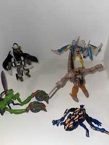 Hasbro Transformers Beast Wars Spittor, Dinobot, Mantis 1997 Era - Picture 1 of 6