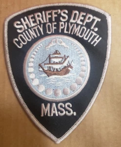 MA Plymouth Massachusetts Sheriffs Department Patch - Picture 1 of 1