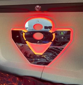 Letrero de neón rojo espejo LED 24V V8 para camiones Scania IG: AFLED accesorios para camiones - Imagen 1 de 3