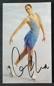 B556 Carolina Kostner ITA Eiskunstlauf Autogrammkarte original signiert - Picture 1 of 2