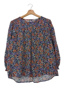 ESPRIT Blusa-camisa Mujeres Talla EU 44 lila-naranja claro-blanco look casual - Imagen 1 de 5