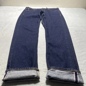 Rag & Bone USA Selvedge Jeans Mens 34 (Fits 36x32) Extra Slim Straight Dark Wash - Picture 1 of 20