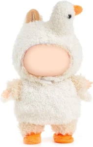 Puppe süße Gans weiße Gans Plüschkleidung für 17 cm Labubu, gemütliches & süßes Kostüm - Bild 1 von 5