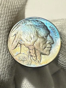 1923 Buffalo Nickel CHOICE BU ++ RARE GEM High Grade Toned Tough Date Specimen - Picture 1 of 2