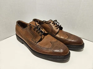 Polo Ralph Lauren uomo Baxter Oxford punta alare marrone Made in Italy taglia 11D usata in ottime condizioni! - Foto 1 di 19