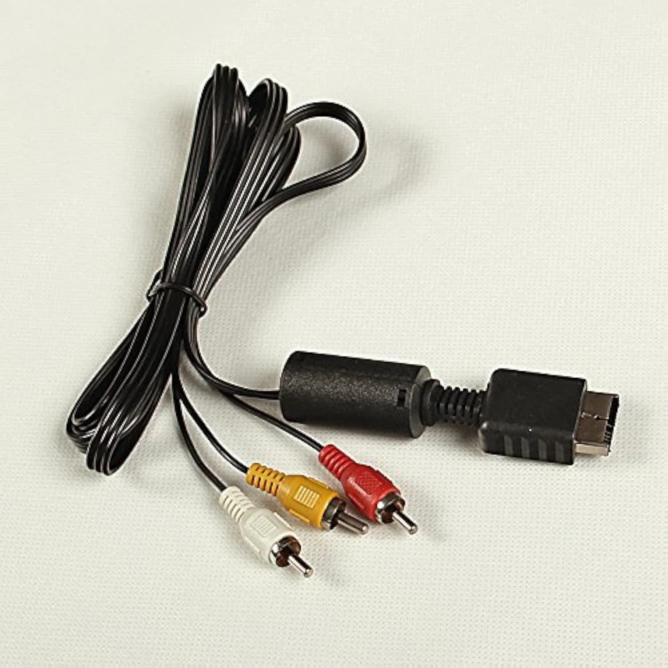 Generic PlayStation PS3 PS2 PS1 Console System AV Audio Video Cable Cord 8Z - Image 1 of 3