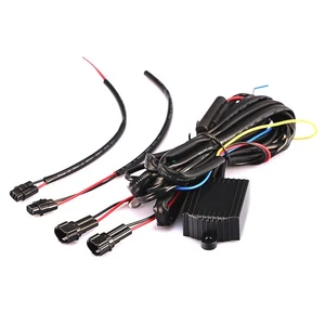DRL LED Daytime Running Light Relay Harnes Automatic On Off Control Switch1- _pu - Picture 1 of 10