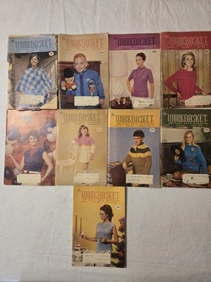 Vintage The Workbasket And Home Arts Magazine 1969  Lot Of 9 - Image 1 of 4