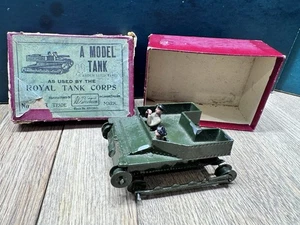 Gran Bretaña: Juego en caja 1203 - Modelo tanque. c1930s. Dañado - Imagen 1 de 6