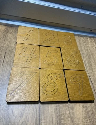 Ellison Die Lot 9 4" Dies D'Neallan Number Set 16300-4IN - Image 1 of 3