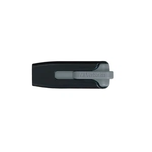VERBATIM® 128-GB Store ‘n’ Go V3 USB 3.2 Gen 1 Flash Drive, Gray - Picture 1 of 7