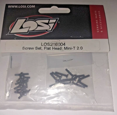 LOSI RC LOS216004 Screw Set Flat Head Mini-T 2.0 - Image 1 of 2