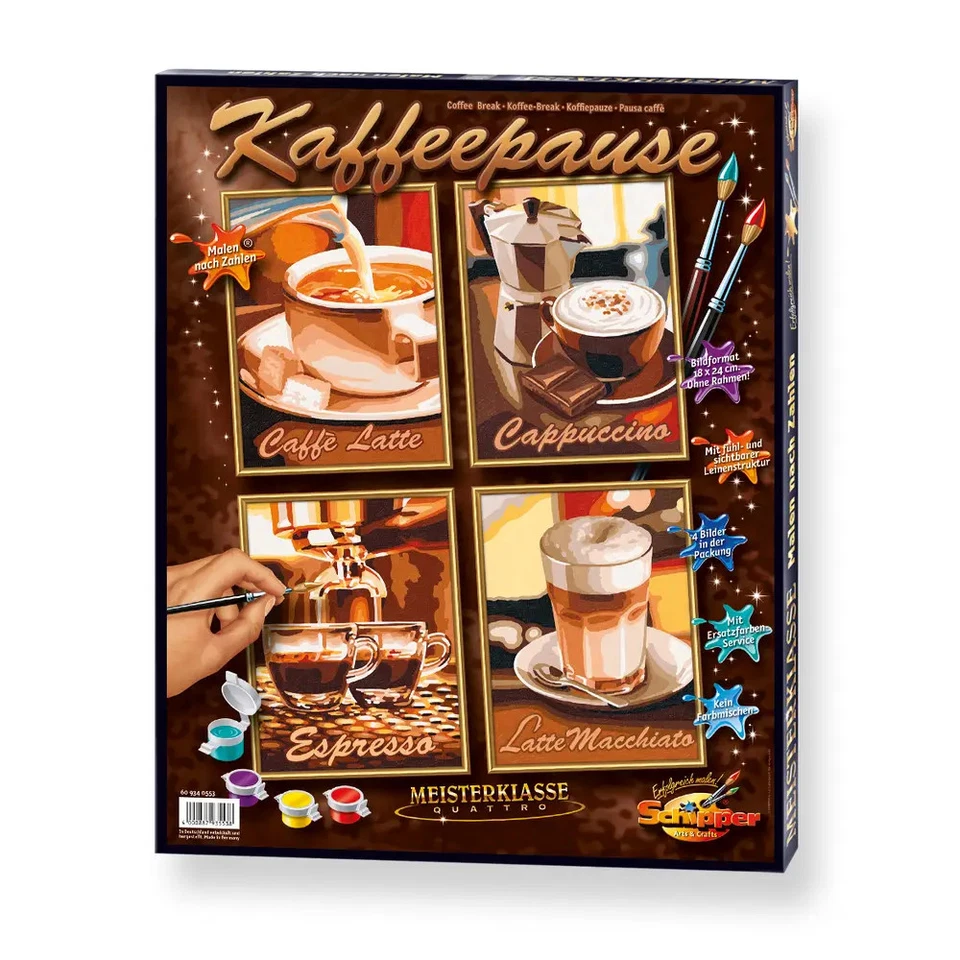 Malen nach Zahlen - Kaffeepause (Quattro) - Bild 1 von 1