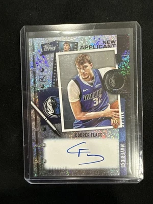 2025-26 Topps Cooper Flagg New Applicant Holo Foil SSP ON CARD AUTO - Image 1 of 2