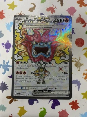 Hearthflame Mask Ogerpon ex 192/167 Sv06: Twilight Masquerade READ DESCRIPTION🍀 - Image 1 of 2