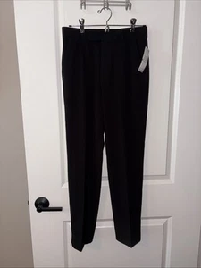 Calvin Klein Boys Size 14 Slim Fit Black Dress Pants New With Tags - Picture 1 of 4